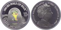 Jungferninseln - BVI 10 Dollars Fussball WM 2014 in Brasilien - FIFA World Cup - Pokal -
