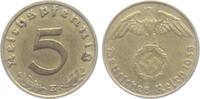 Drittes Reich 5 Reichspfennig 5 Reichspfennig - mit Hakenkreuz -