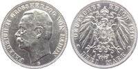 3 Mark 1910 G Baden - Kaiserreich Friedrich II. (1907-1918) ss+