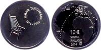 10 Euro 2014 Finnland 100. Geburtstag von Ilmari Tapiovaara PP in Schmuckbox