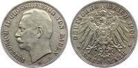 3 Mark 1908 G Baden - Kaiserreich Friedrich II. von Baden (1907-1918) ss/vz