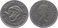 Australien 1 Shilling Elisabeth II. (1952-2022) - Schaf - Tiere -
