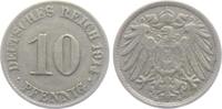 Kaiserreich 10 Pfennig 10 Pfennig - großer Adler -