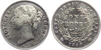 Indien - East India Company 1 Rupie Queen Victoria (1837-1901) -