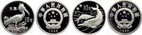 China 2x 10 Yuan Tiere-Set - 2x 10 Yuan - Delin + Ibis -