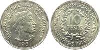 Uruguay 10 Pesos 150 Jahre Unabhängigkeit -