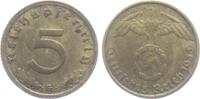Drittes Reich 5 Reichspfennig 5 Reichspfennig - mit Hakenkreuz -