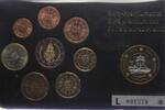 Portugal 3,88 Euro - Medaille EURO-Premiumsatz (8 Münzen von 1 Cent bis 2 Euro) Medaille mit Castello de Jorge -