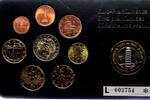 Italien 3,88 Euro + Medaille EURO-Premiumsatz (8 Münzen von 1 Cent bis 2 Euro) mit Medaille -