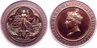 Großbritannien Bronzemedaille Queen Victoria (1837-1901) - Internationale Ausstellung für Navigation Liverpool -