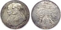 Bayern Silbermedaille Prinz Ludwig Luitpold und Maria Therese von Österreich - Silberhochzeit -