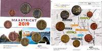 Niederlande 3,88 Euro Maastrich 2019 - Kursmünzen-Satz im Original Schmuckblister -