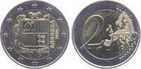 Andorra 2 Euro auf Coincard Staatswappen -