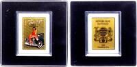 Tschad 500 Francs Pin up Girl - Rose - Auto - farbig - 1/500 Unze -