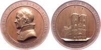 Halberstadt - Sachsen Anhalt Bronzemedaille Oberdomprediger Dr. C.F.B. Augustin - Dom zu Halberstadt -