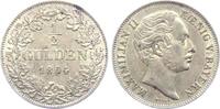 1/2 Gulden 1864 Bayern Maximialian II Joseph (1848-1864) vz