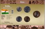 Indien KMS - 18,50 Rupees Kursmünzensatz Indien - 2011 - 5 Werte - 50 Paise -10 Rupees -