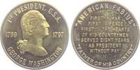 USA Medaille 1. Präsident der USA - George Washington (1789-1797) -