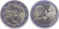 Frankreich 2 Euro 2017 25 Jahre rosa Schleife als Symbol gegen Brustkrebs brf - bankfrisch aus der Rolle