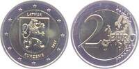 Lettland 2 Euro 2017 Lettische Regionen und Grafschaften: Kurzeme brf - bankfrisch aus der Rolle