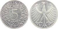 Deutschland - BRD 5 Mark 1971 D Silberadler ss-vz 17.26 US$  +  11.49 US$ shipping