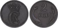 Dänemark 2 Öre 1 Christian IX. 1863-1906. -
