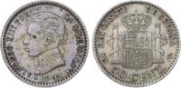 Spanien-Königreich 50 Centimos Alfons XIII. 1886-1931. -