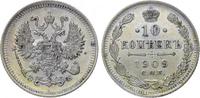 Russland 10 Kopeken Nikolaus II. 1894-1917. -