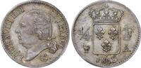 Frankreich 1/4 Franc Ludwig XVIII. 1814, 1815-1824. -