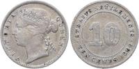 Malaysia-Straits Settlements 10 Cents Victoria 1837-1901. -