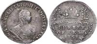 Russland 10 Kopeken (Grivennik) Elisabeth I. Petrowna 1741-1761. -