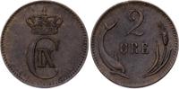 Dänemark 2 Öre 1 Christian IX. 1863-1906. -