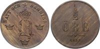 Schweden 1/2 Öre 1 Oskar I. 1844-1859. -