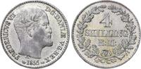 Dänemark 4 Skilling Rigsmont Frederik VII. 1848-1863. -
