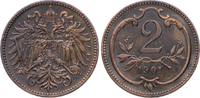 Römisch Deutsches Reich 2 Heller Franz Joseph I. 1848-1916. -
