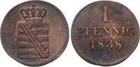 Sachsen-Albertinische Linie Pfennig Friedrich August II. 1836-1854. -