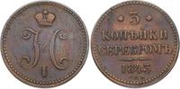 Russland 3 Kopeken Nikolaus I. 1825-1855. -