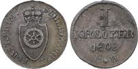 Frankfurt-Fürstprimatische Staaten Kreuzer Carl Theodor von Dalberg 1806-1815. -