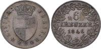Hohenzollern-Sigmaringen 6 Kreuzer Karl 1831-1848. -