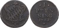 Bayern Pfennig Maximilian III. Joseph 1745-1777. -