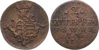 Sachsen-Weimar-Eisenach 2 Gute Pfennig Anna Amalia 1758-1775. -