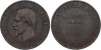 Frankreich Probe 10 Centimes Napoleon III. 1852-1870. -