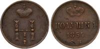 Russland 1/4 Kopeke (Polushka) Nikolaus I. 1825-1855. -