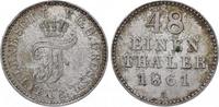 Mecklenburg-Schwerin 1/48 Taler Friedrich Franz II. 1842-1883. -