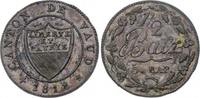 Schweiz-Waadt, Kanton 1/2 Batzen (5 Rappen) -