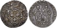 Italien-Kirchenstaat / Vatikan Testone A VII Urbano VIII. 1623-1644. -