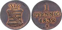Sachsen-Albertinische Linie Pfennig Anton 1827-1836. -