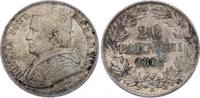 Italien-Kirchenstaat / Vatikan 20 Baiocchi Pio IX. 1846-1878. -