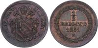Italien-Kirchenstaat / Vatikan Mezzo Baiocco Pio IX. 1846-1878. -