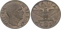 Italien-Königreich 5 Centesimi Vittorio Emanuele III. 1900-1946. -